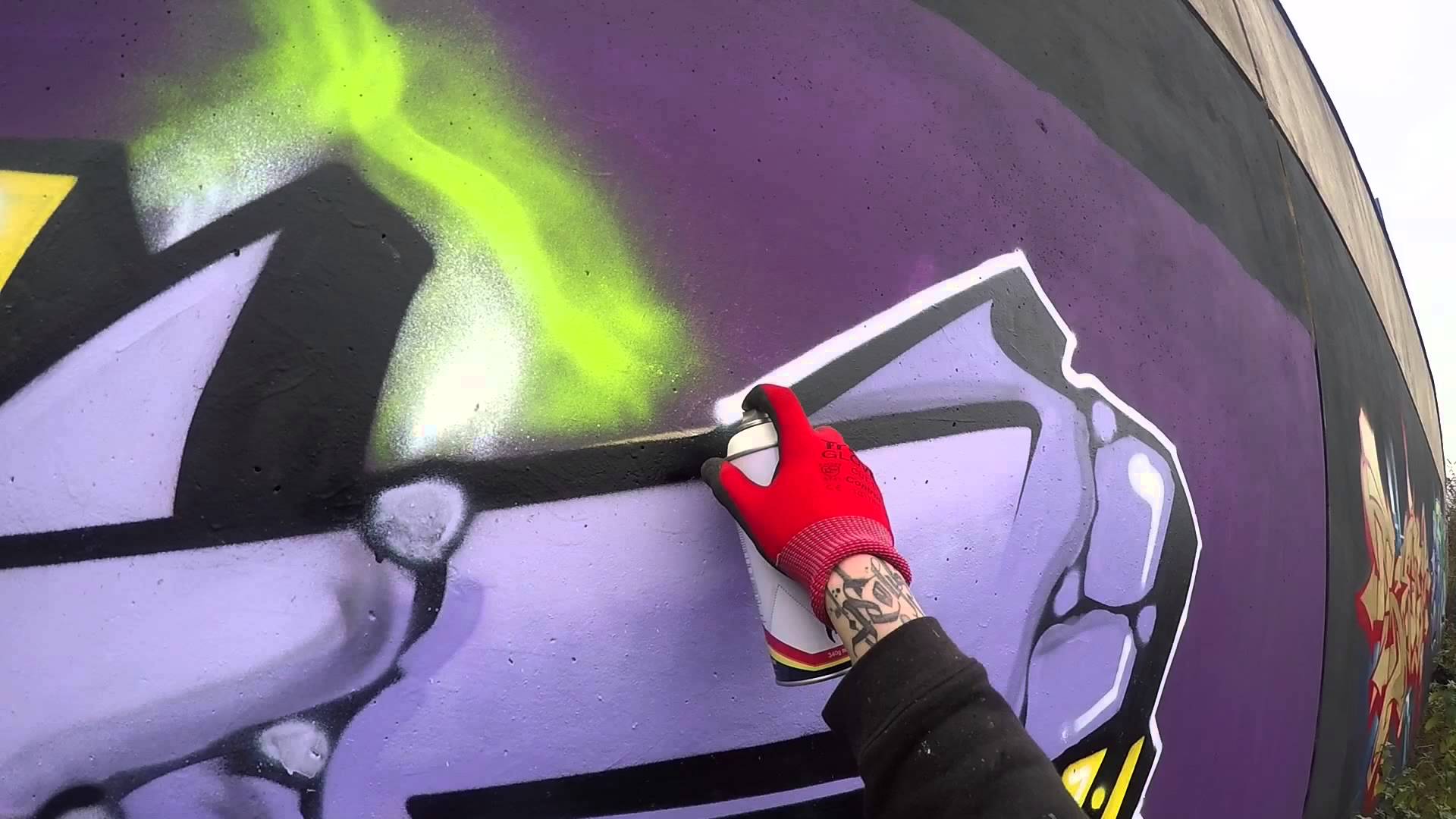 Ghost & Osek EA – Yellow & Purps #Graffiti