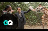 2 Chainz & French Montana Feed a $40K Giraffe